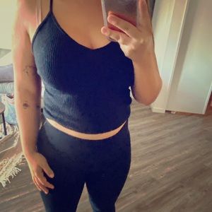 John Galt black tank top